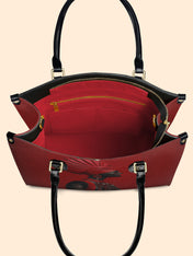 Imperial Flame Premium Leather Handbag QR0XD646