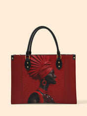 Imperial Flame Premium Leather Handbag QR0XD646