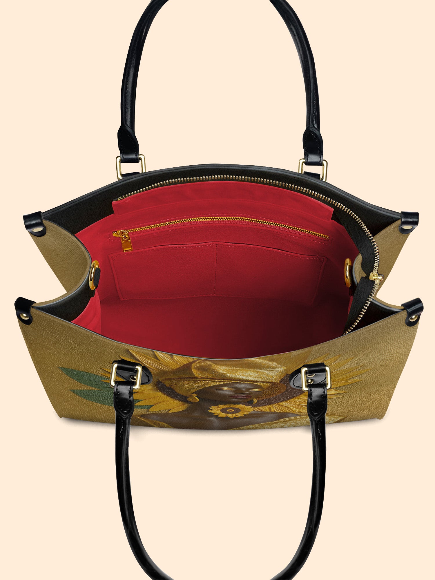 Ashanti Gold Premium Leather Handbag QR0XD680