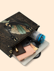 Emerald Crown Premium Leather Handbag QR0TV167