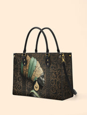 Emerald Crown Premium Leather Handbag QR0TV167