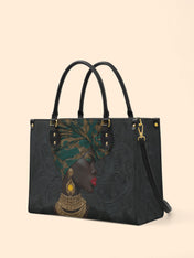 Verdant Majesty Premium Leather Handbag QR0XD745