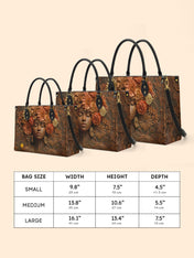 Afro Flora Premium Leather Handbag QR0TV027