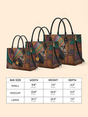 Regal Tapestry Premium Leather Handbag QR0TV057