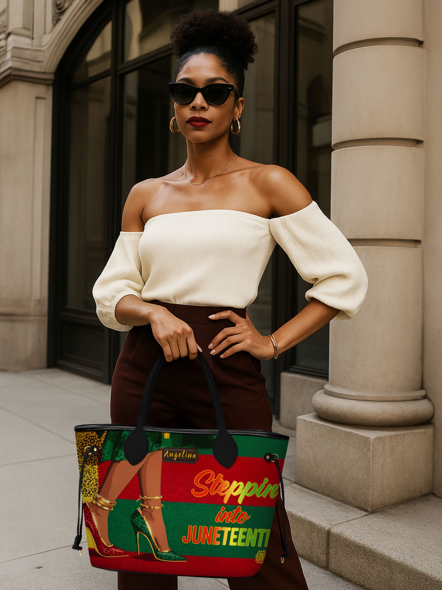 Stepping Into Juneteenth Classic Shopper Tote