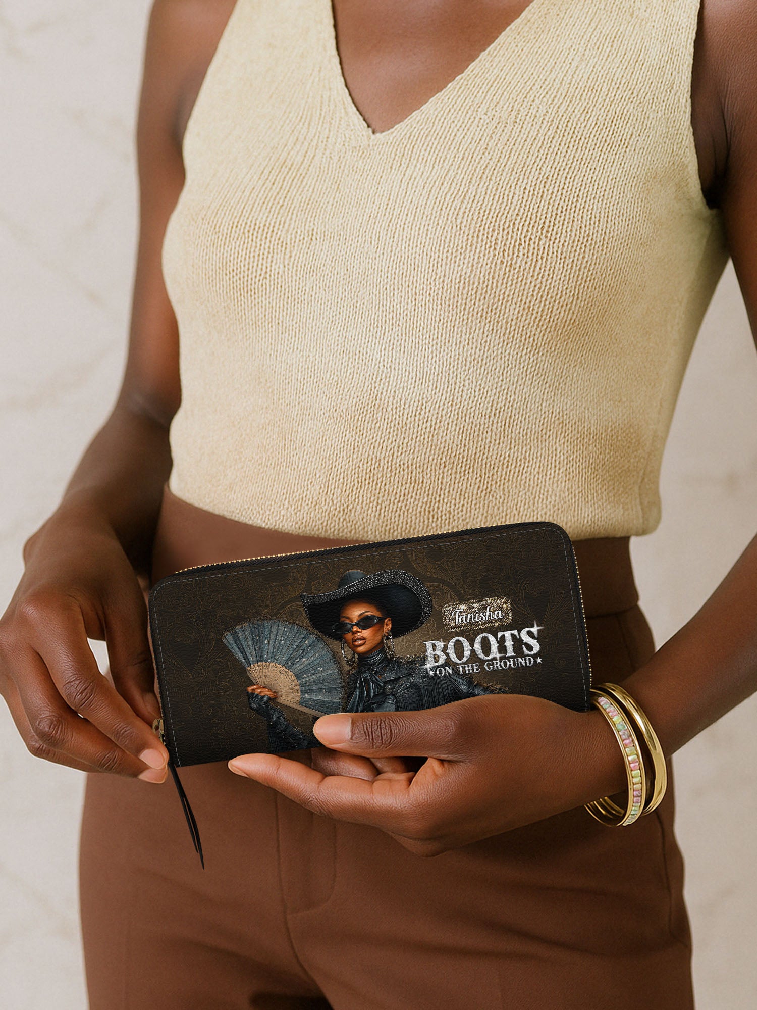 Color Strong Slimline Zippy Wallet