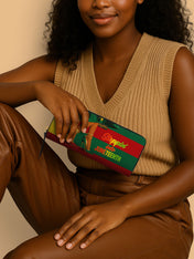 Stepping Into Juneteenth Slimline Zippy Wallet
