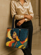 Cartolina Sleek Leather Tote QR0TV009