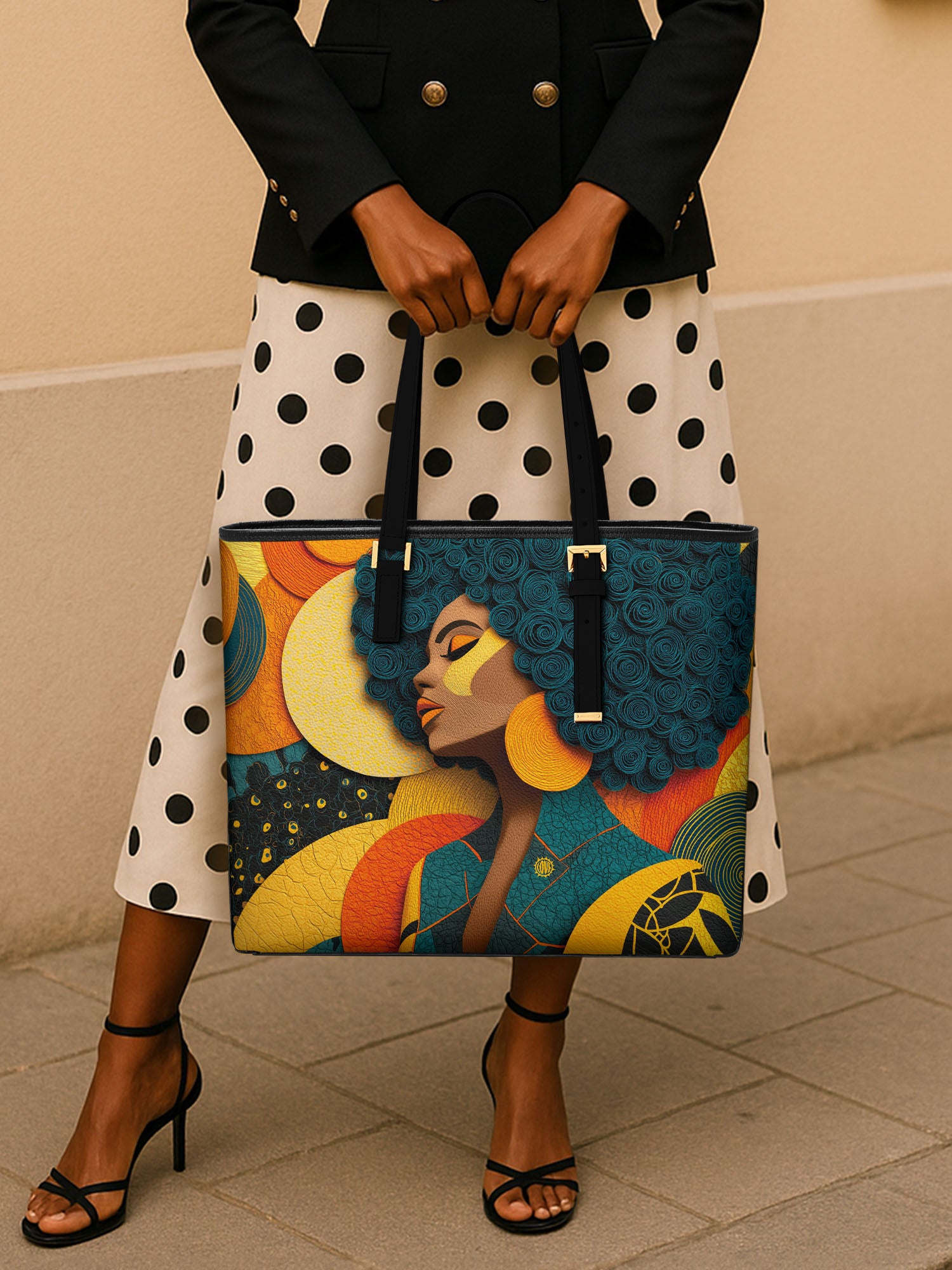 Cartolina Sleek Leather Tote QR0TV009