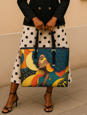 Cartolina Sleek Leather Tote QR0TV009