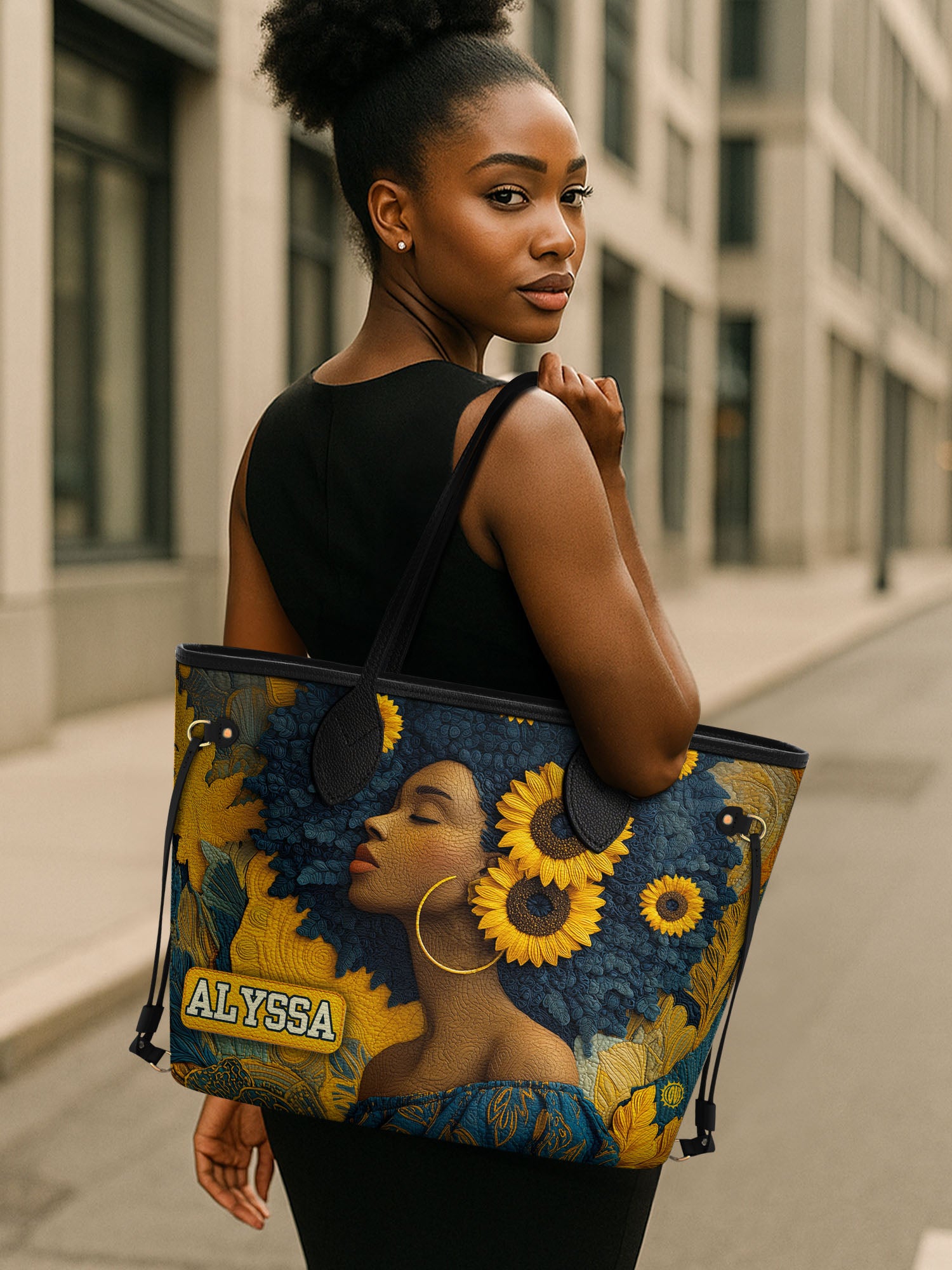 Bold in Bloom Classic Shopper Tote