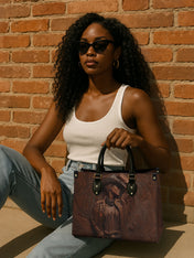 Westward Royal Premium Leather Handbag QR0TD086