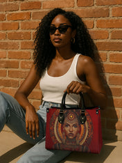 Ebony Aura Premium Leather Handbag QR0XD211