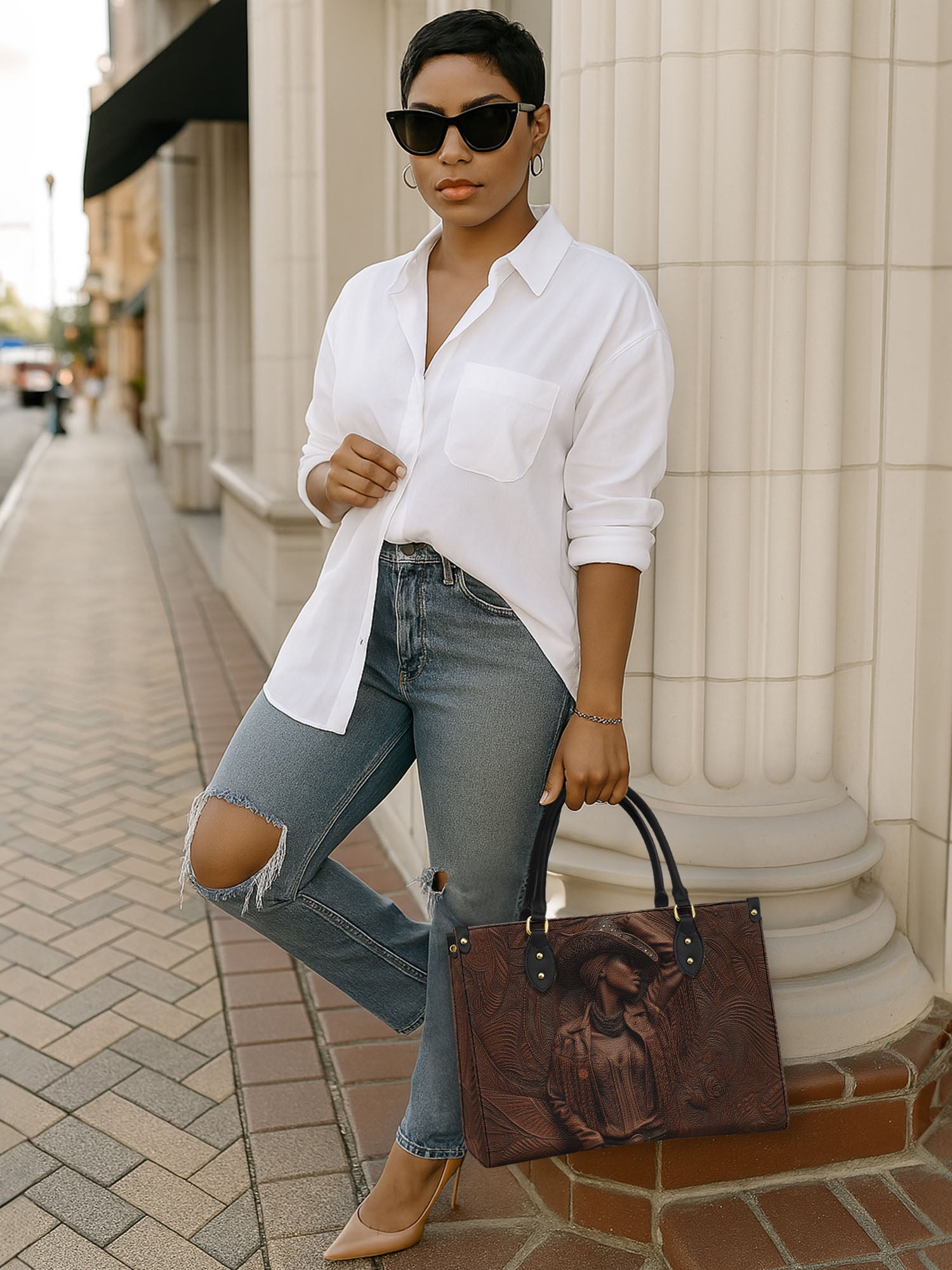 Westward Royal Premium Leather Handbag QR0TD086