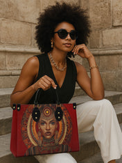 Ebony Aura Premium Leather Handbag QR0XD211