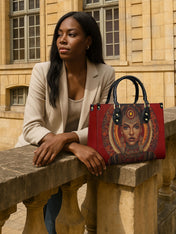 Ebony Aura Premium Leather Handbag QR0XD211