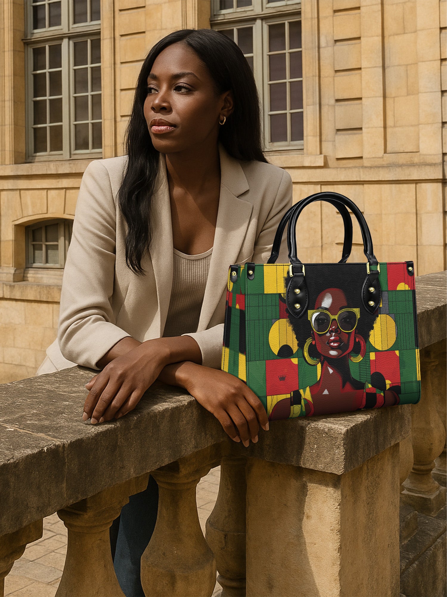 Fierce Glow Premium Leather Handbag QR0XD703