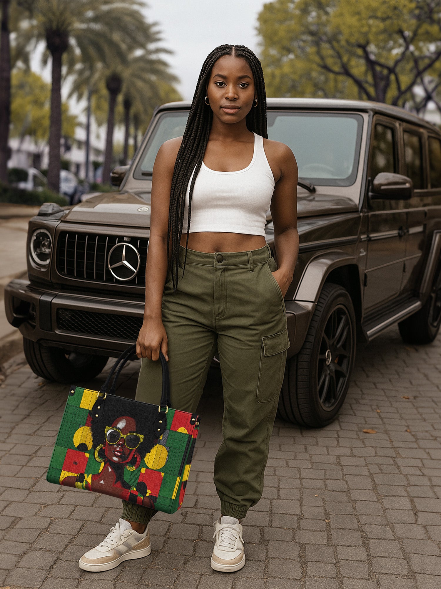 Fierce Glow Premium Leather Handbag QR0XD703