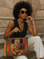 Eternal Orbit Premium Leather Handbag QR0TV156