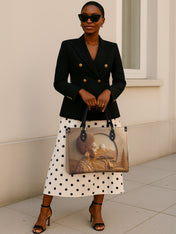 Savanna Spirit Premium Leather Handbag QR0TD346