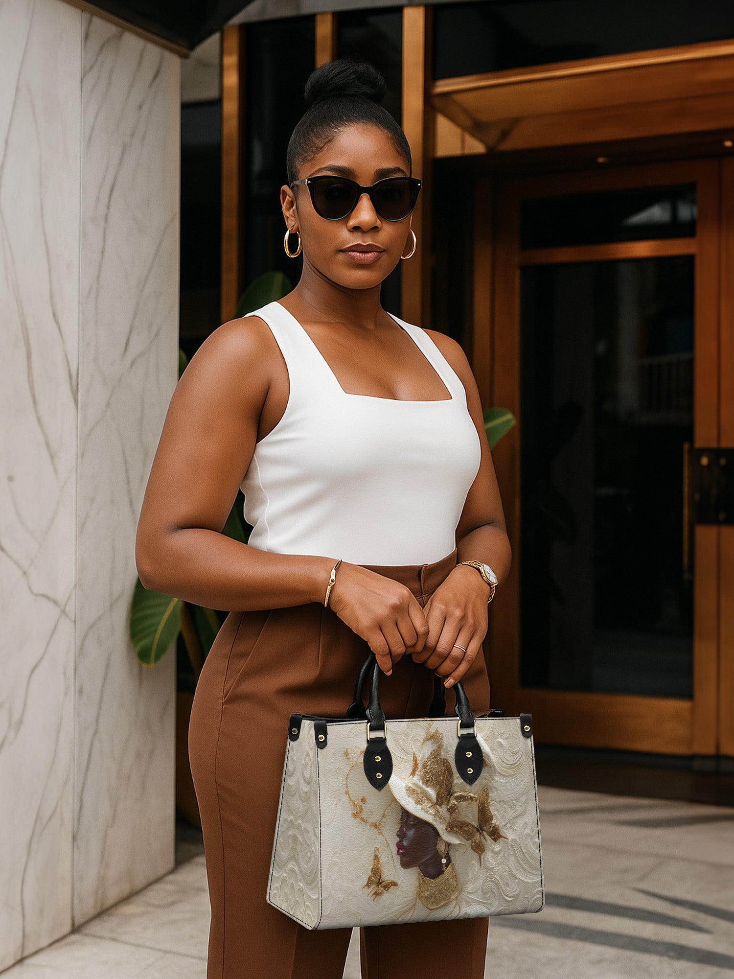 Glorious Grace Premium Leather Handbag QR0XD644