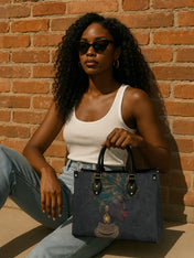 Verdant Majesty Premium Leather Handbag QR0XD745