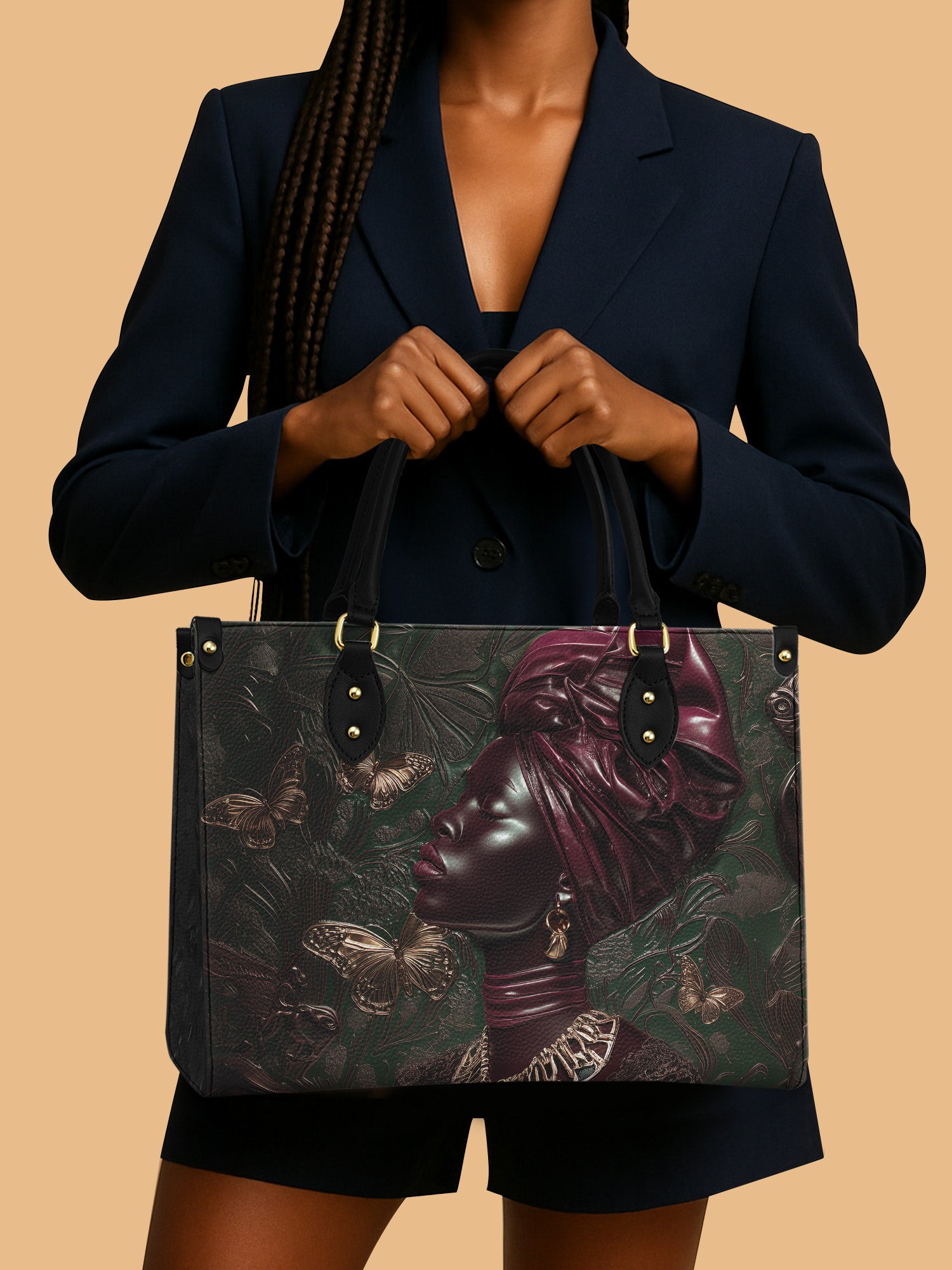 Brisa Queen Premium Leather Handbag QR0XD637