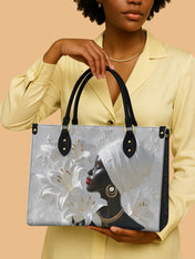 African Aureole Premium Leather Handbag QR0XD532