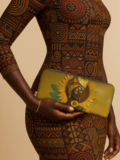 Ashanti Gold Slimline Zippy Wallet QR0XD682