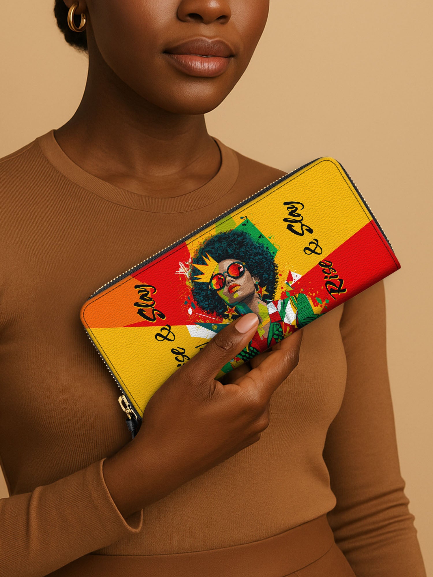 Rise And Slay Slimline Zippy Wallet QR0XD606