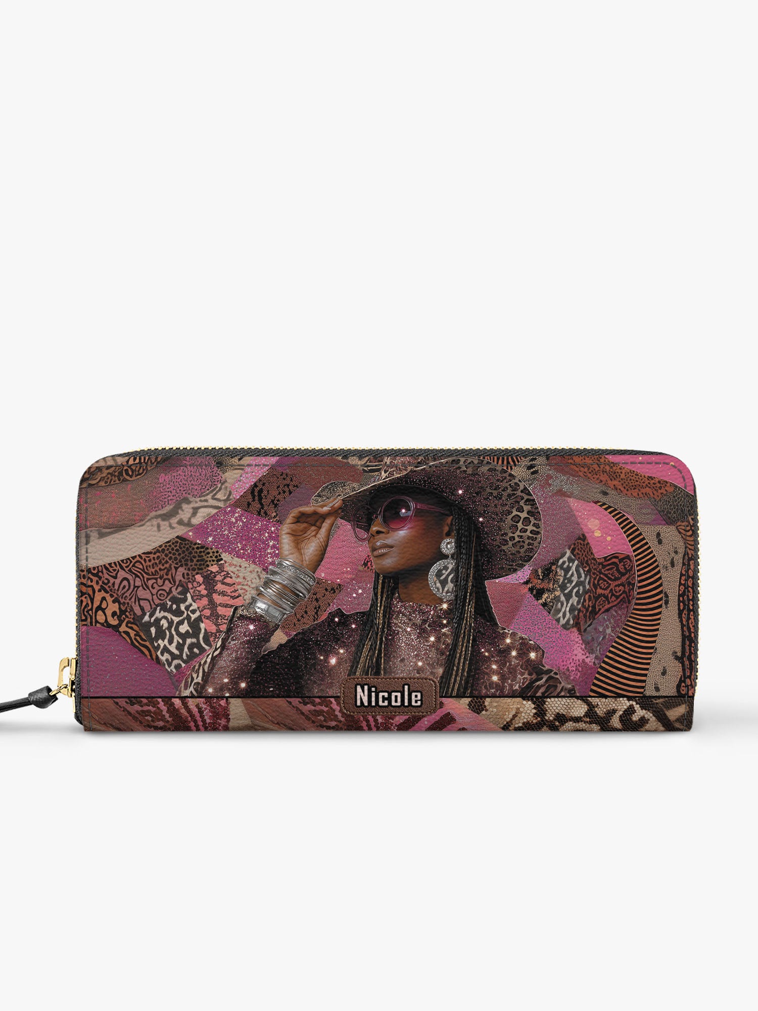 Bold Cowgirl Slimline Zippy Wallet