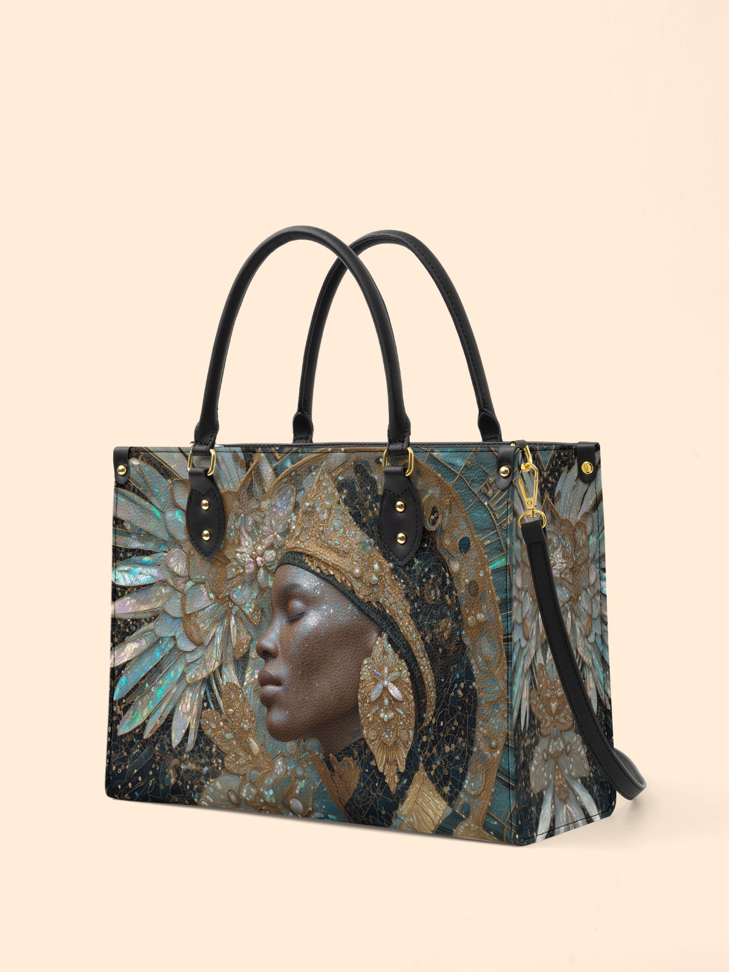 Shell Of Grace Premium Leather Handbag QR0XD516