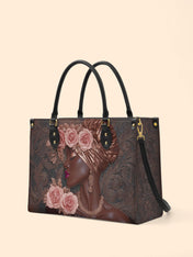 African Allure Premium Leather Handbag QR0XD531