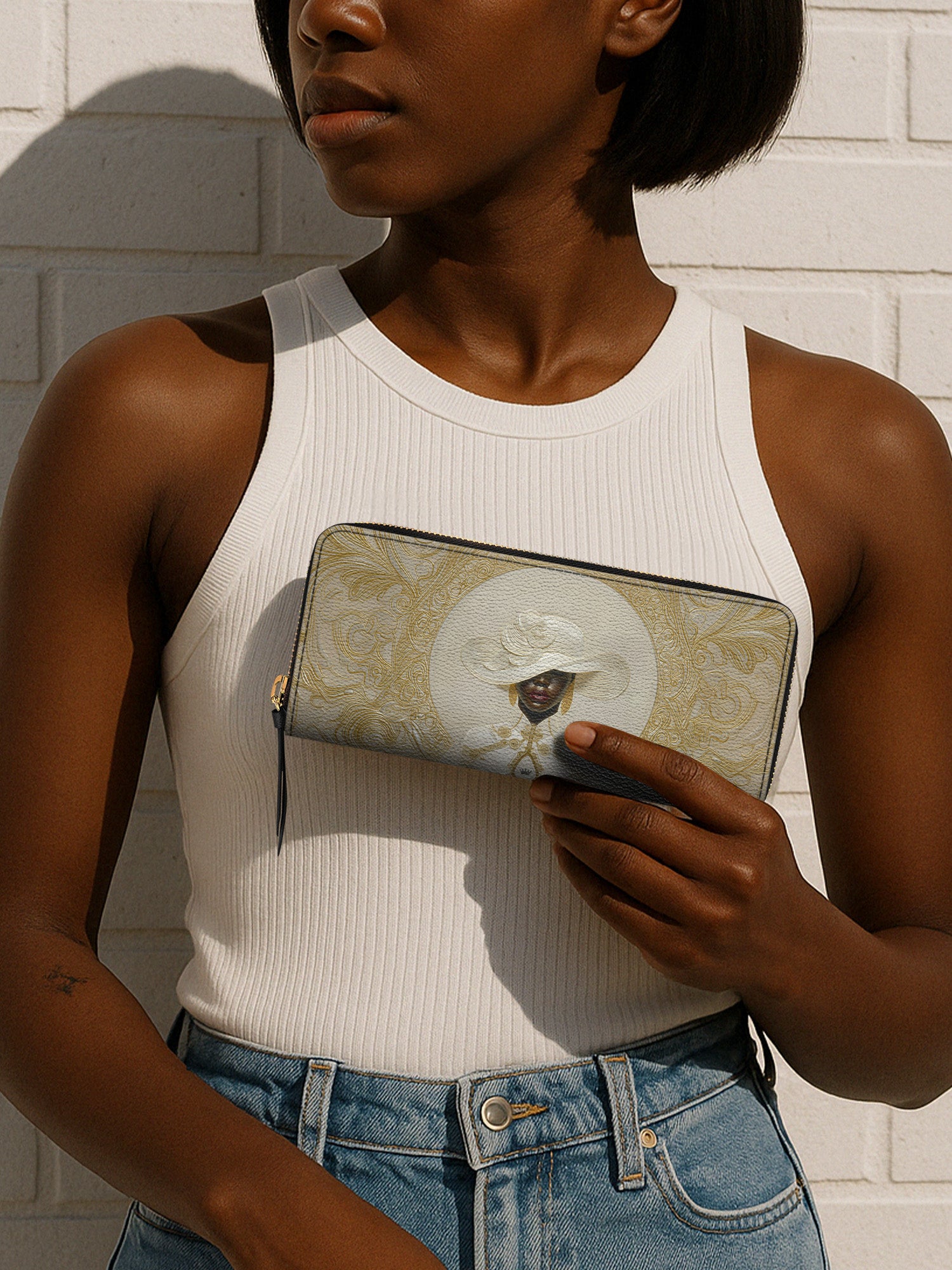 Heavenly Ivory Slimline Zippy Wallet QR0XD672