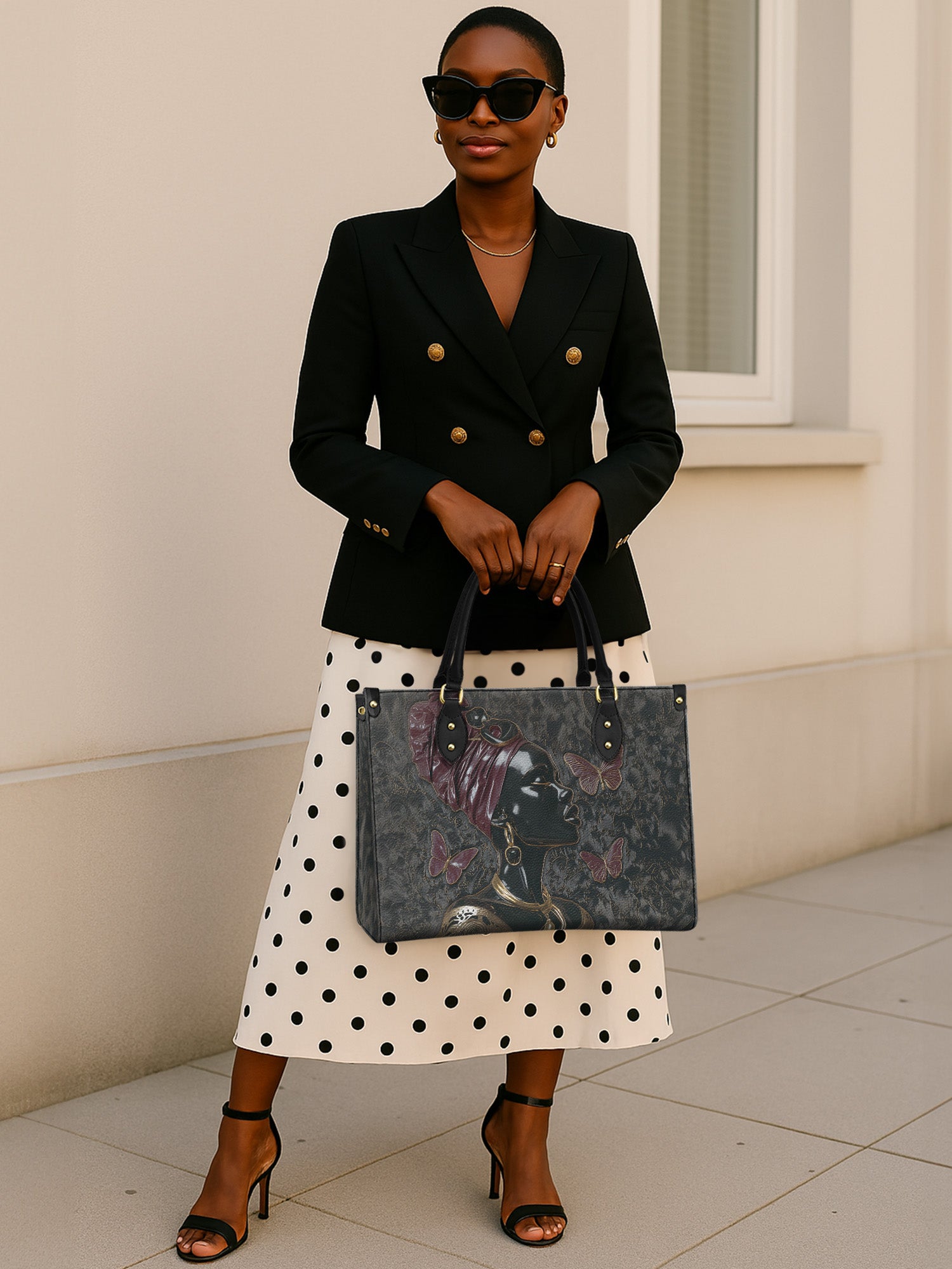 Belle Papillon Premium Leather Handbag QR0XD633