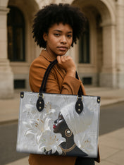 African Aureole Premium Leather Handbag QR0XD532