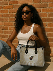 Heavenly Ivory Premium Leather Handbag QR0XD645