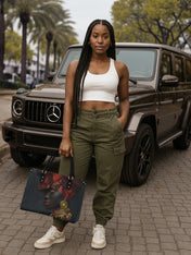 Scarlet Legacy Premium Leather Handbag QR0XD743