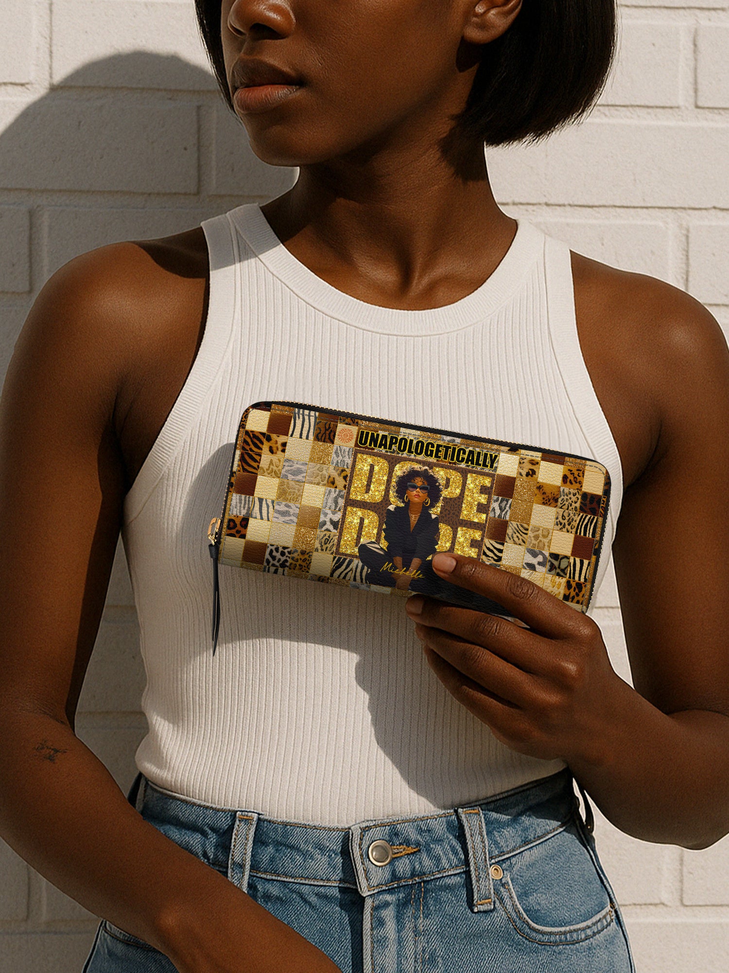 Unapologetically Dope Slimline Zippy Wallet