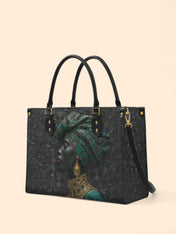 Emerald Grace Premium Leather Handbag QR0XD744