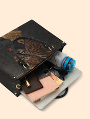 Golden Panthera Premium Leather Handbag QR0XD742