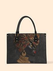 Golden Panthera Premium Leather Handbag QR0XD742