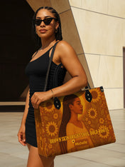 Shades of Radiance Premium Leather Handbag