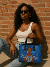 Black Girl Magic Premium Leather Handbag