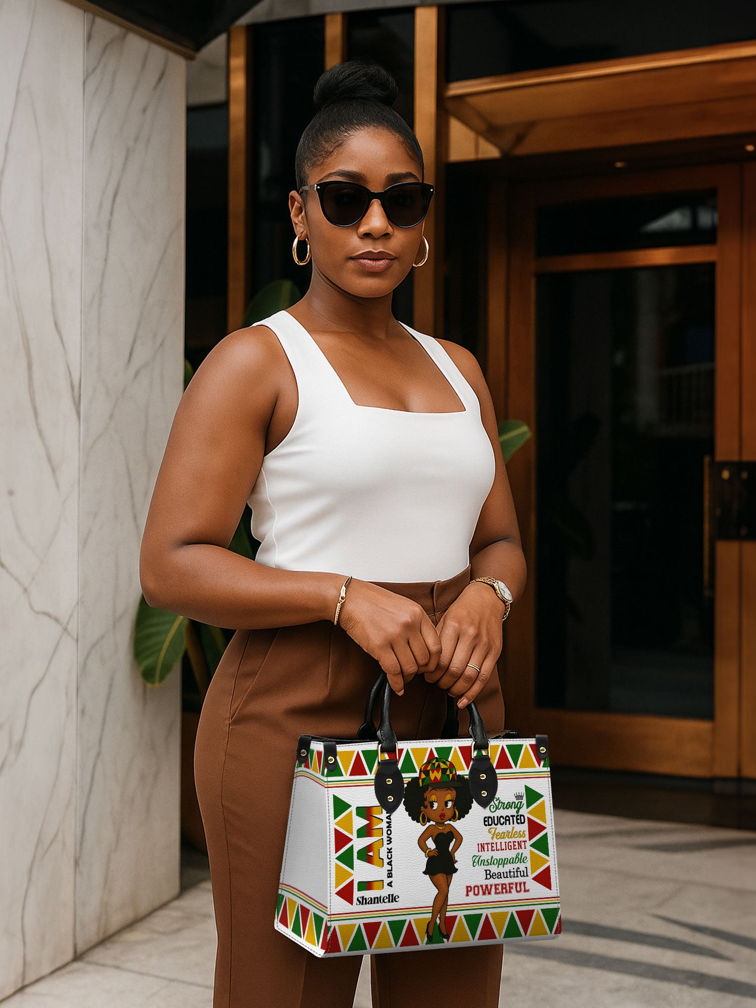 Empowered Woman Premium Leather Handbag