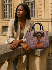 Rooted in Radiance Premium Leather Handbag
