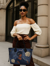 Grace in Bloom Classic Shopper Tote