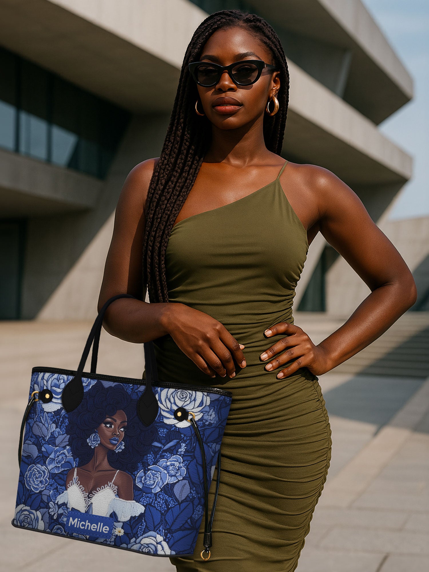 Floral Majesty Classic Shopper Tote