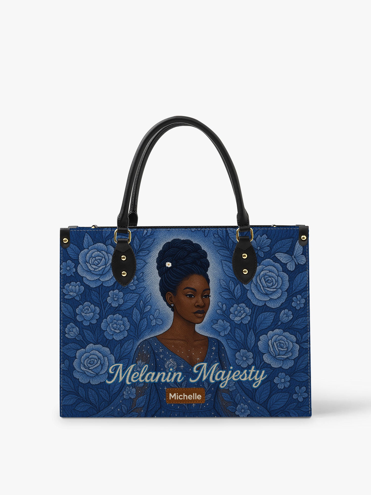 Melanin Majesty Premium Leather Handbag