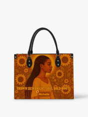 Shades of Radiance Premium Leather Handbag